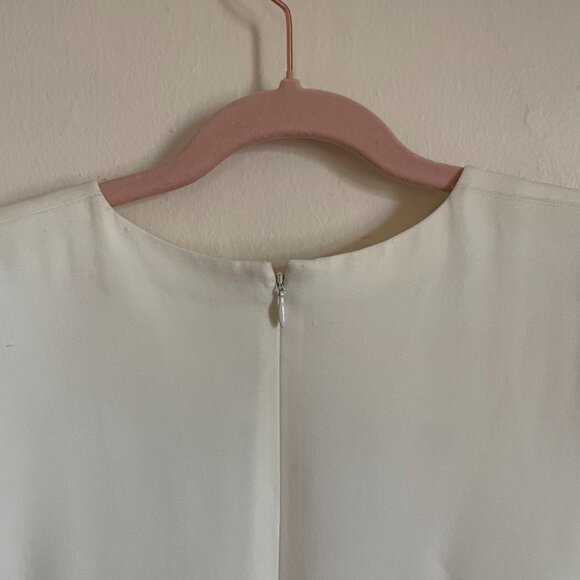 Helmut Lang | Ivory Stretch Arm Cuff Dress 12 **Flaws - Please Read** NWT - Picture 14 of 15